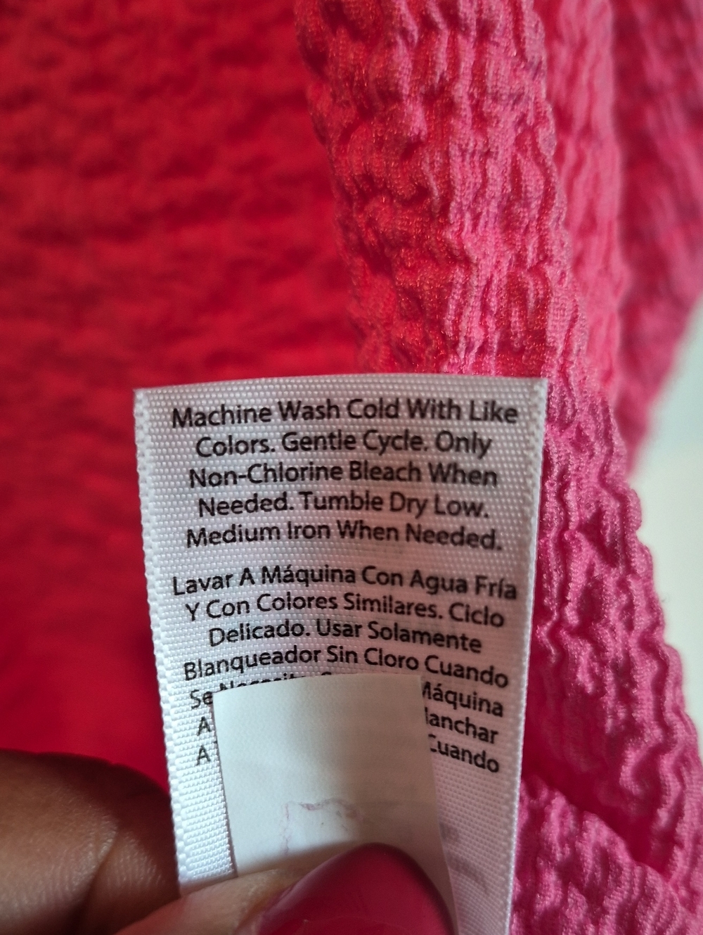 Terra & Sky Textured Puff-Sleeve Top - Pink - Picture 4 of 4